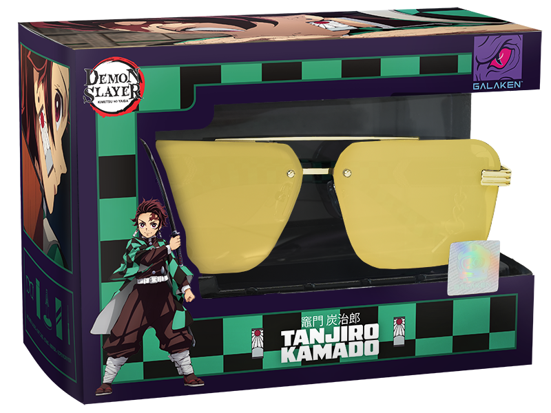 Tanjiro Kamado - Hanafuda Earrings - Gold Edition