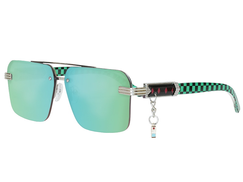 Tanjiro Kamado - Hanafuda Earrings - Polarized